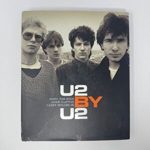 U2 by U2 Hardcover Book Bono The Edge Adam Clayton Larry Mullen Jr HarperCollins
